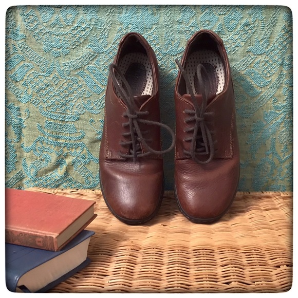 COPY - Born “Hazelle” brown leather lace-up Oxfords 8/39 - Picture 4 of 8